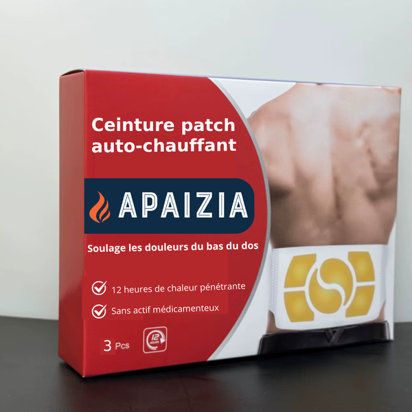Apaizia  Patch auto-chauffant bas du dos ( boite de 3pcs )