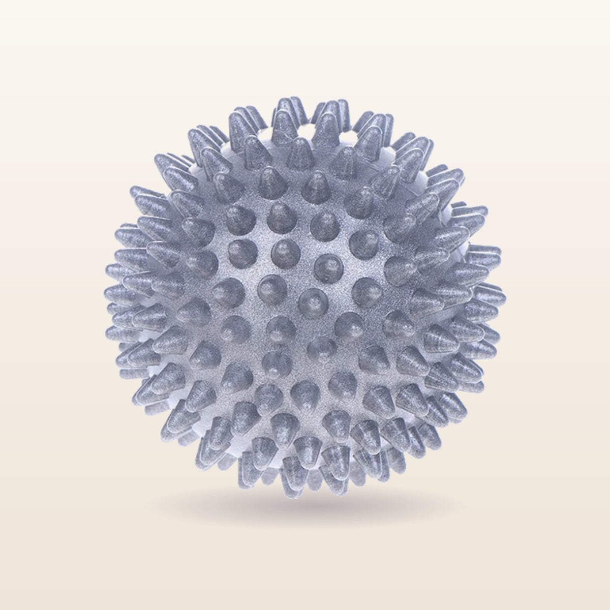 Balle de massage à picots 7 cm, coloris gris